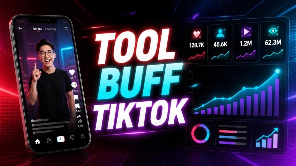 Tool Buff TikTok và các nhóm dịch vụ theo mục tiêu kênh
