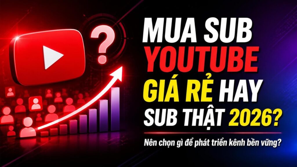 nên mua sub thật hay sub ảo giá rẻ