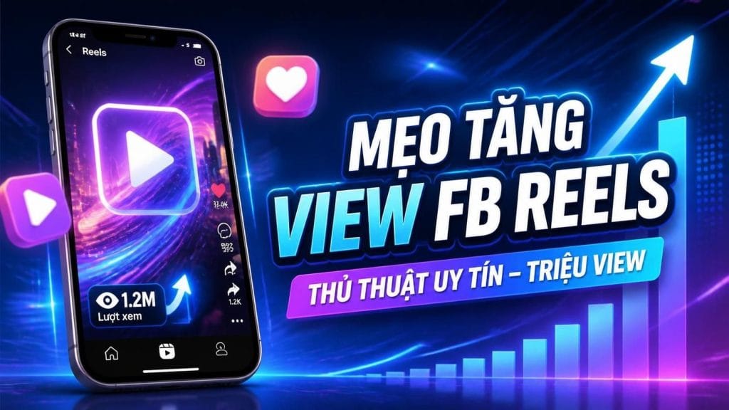 Người quay Facebook Reels bằng điện thoại trên tripod