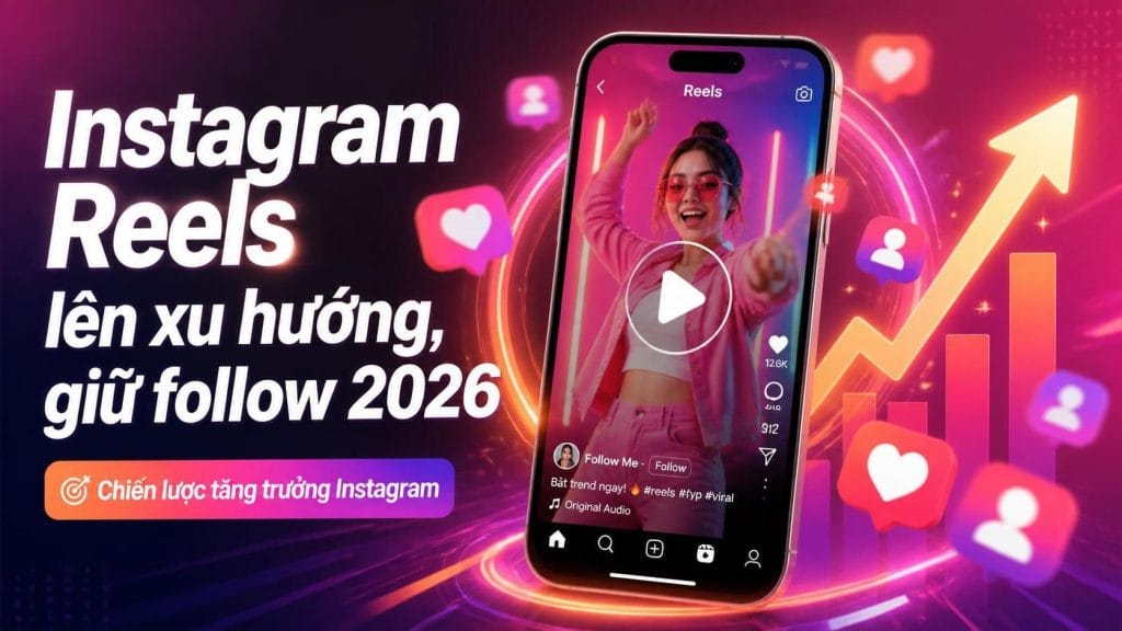 Instagram Reels lên xu hướng giữ follow 2026