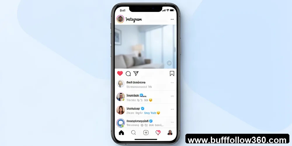 Bài đăng Instagram với nhiều bình luận