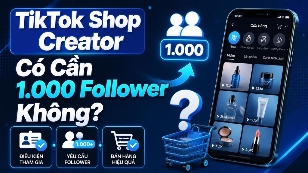 TikTok Shop Creator Có Cần 1.000 Follower Không